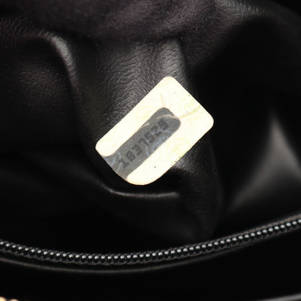 Chanel Tote CC Logo Black Caviar Leather CC Shoulder — view 5