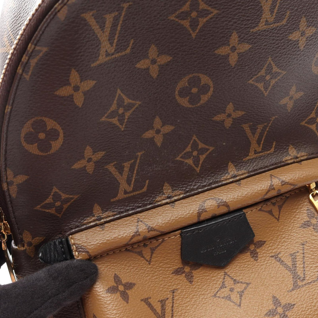 Louis Vuitton Backpack Palm Springs PM Monogram Reverse Canvas Leather — view 8