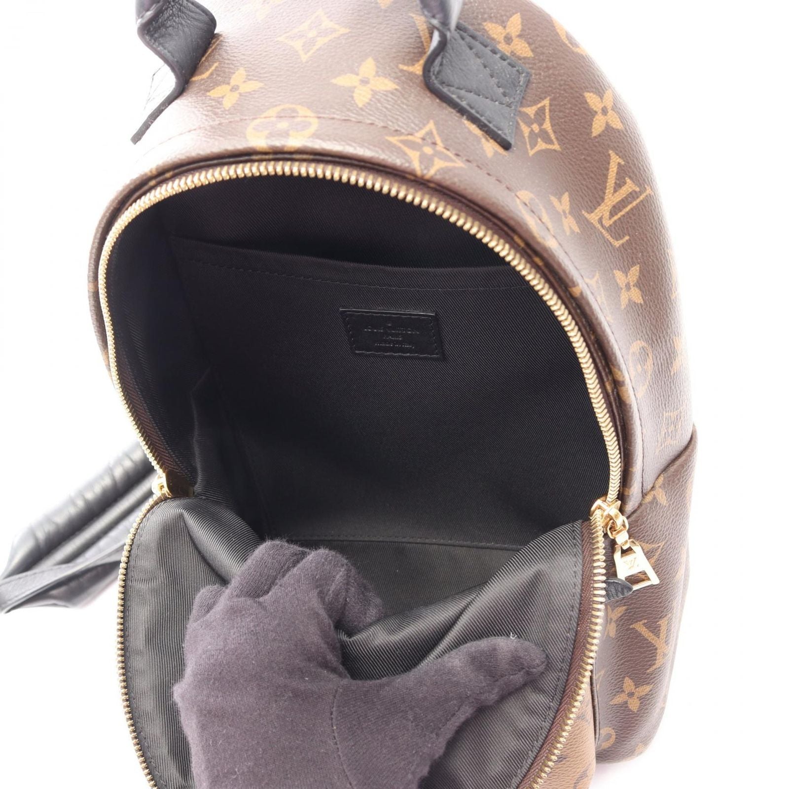 Louis Vuitton Backpack Palm Springs PM Monogram Reverse Canvas Leather — view 3