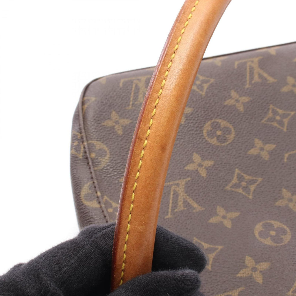 Louis Vuitton Shoulder Bag Looping MM Canvas Leather — view 7