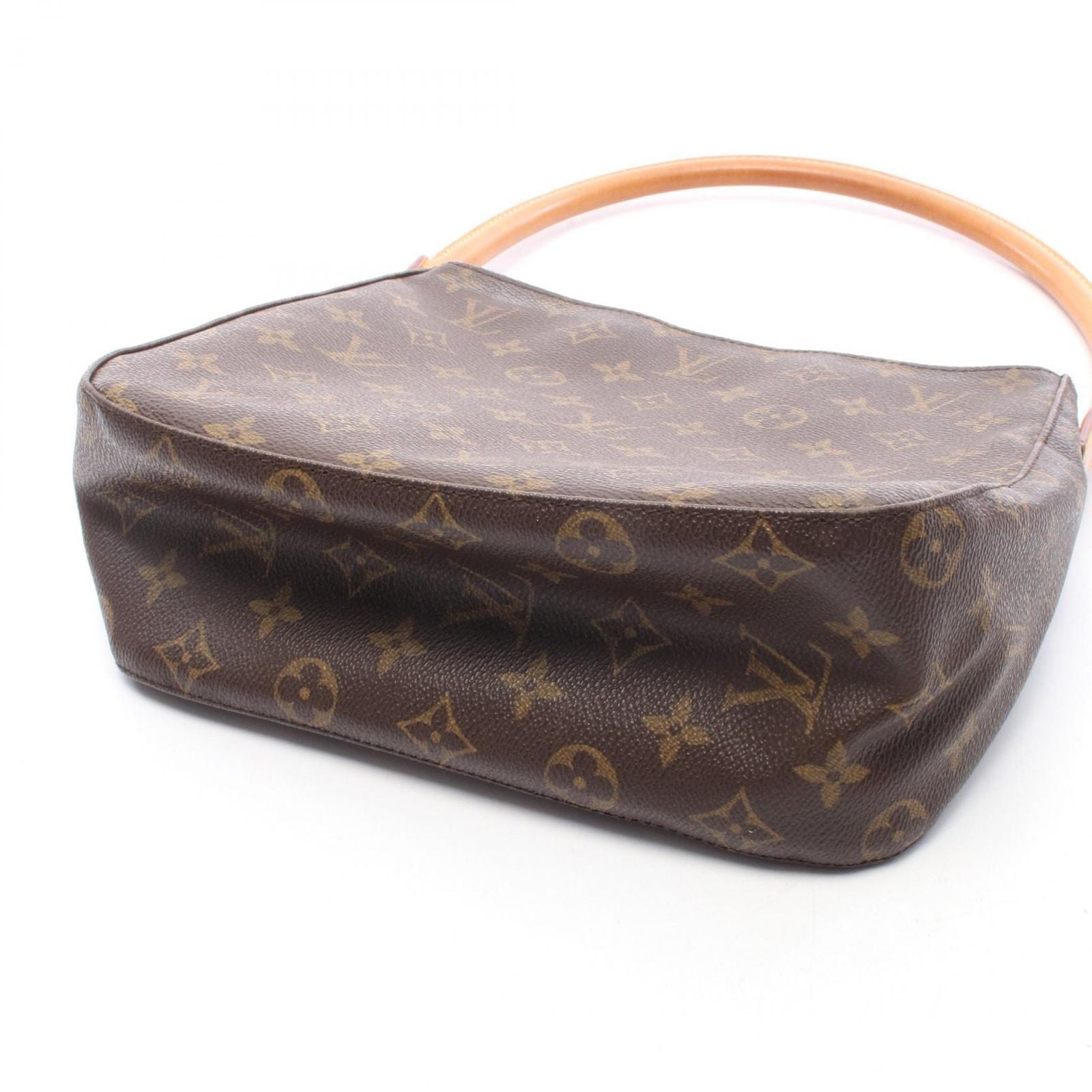 Louis Vuitton Shoulder Bag Looping MM Canvas Leather — view 9
