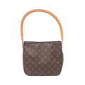 Louis Vuitton Shoulder Bag Looping MM Canvas Leather