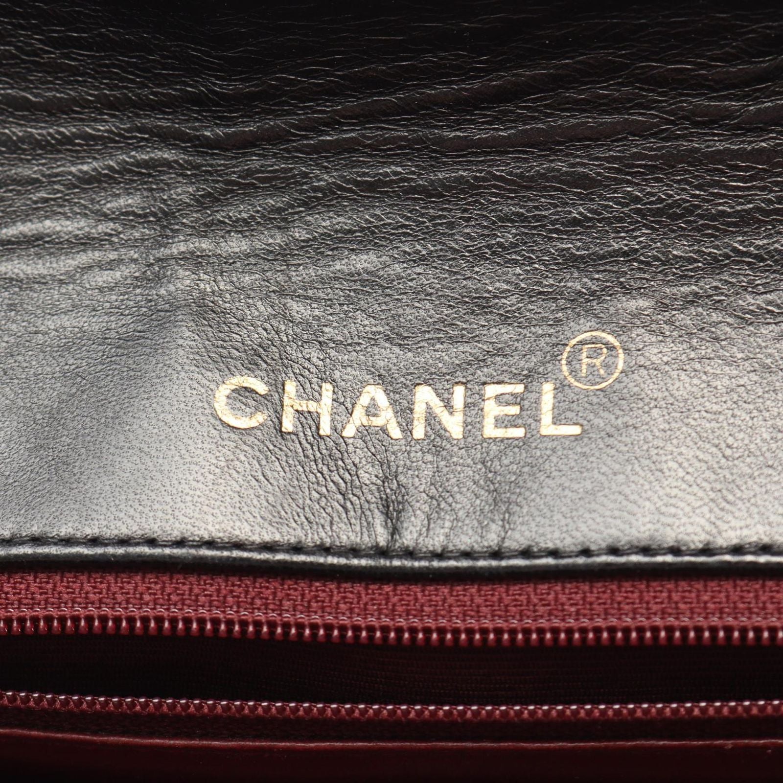 Chanel Shoulder Bag Quilted Diana Flap Black Lambskin Chain — view 4