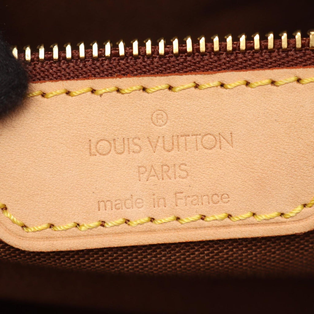 Louis Vuitton Tote Cabas Mezzo Monogram Canvas Leather — view 4