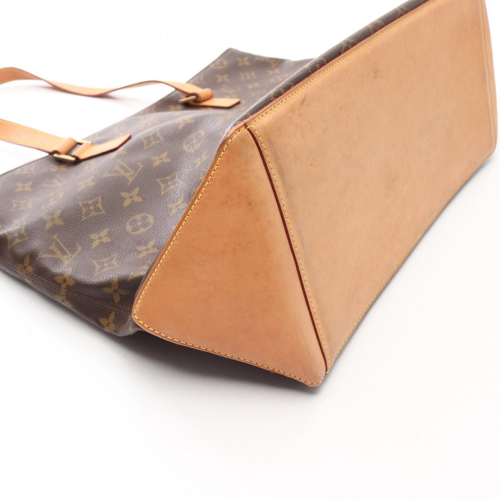 Louis Vuitton Tote Cabas Mezzo Monogram Canvas Leather — view 8