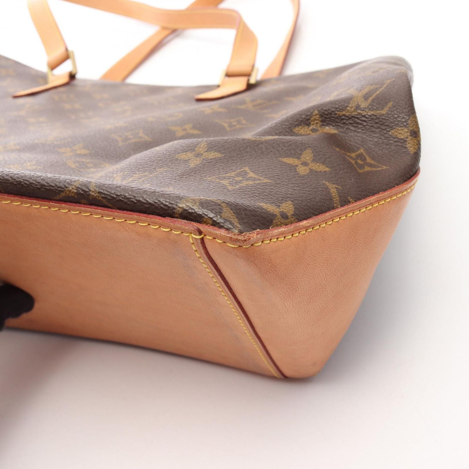 Louis Vuitton Tote Cabas Mezzo Monogram Canvas Leather — view 9