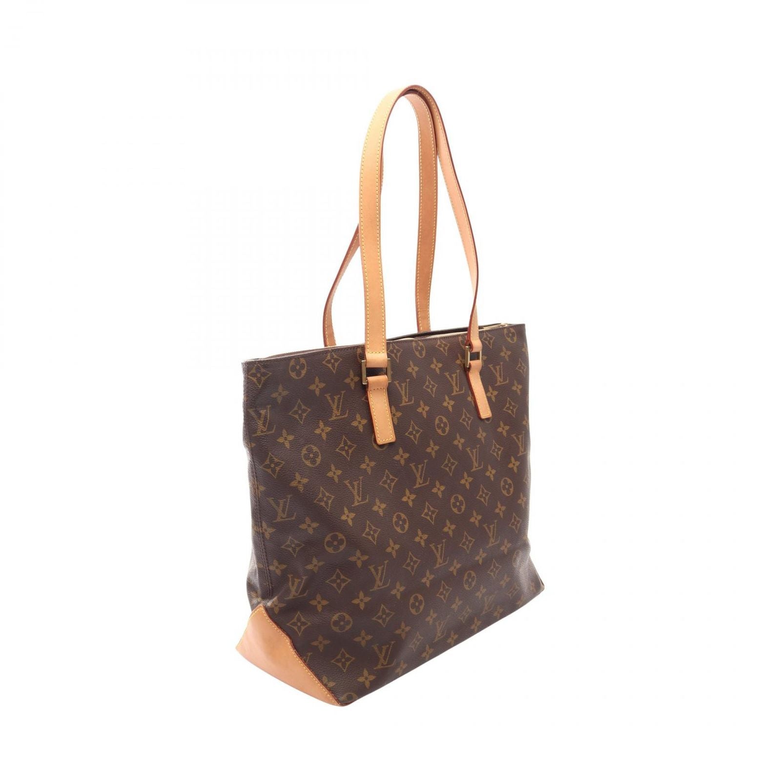 Louis Vuitton Tote Cabas Mezzo Monogram Canvas Leather — view 2