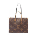 Louis Vuitton Shoulder Bag On The Go GM Monogram Giant Reverse Canvas Leather