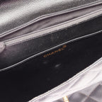 Chanel Briefcase Quilted Black Caviar Leather — view 7
