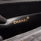 Chanel Briefcase Quilted Black Caviar Leather — view 4