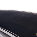 Chanel Briefcase Quilted Black Caviar Leather — view 9