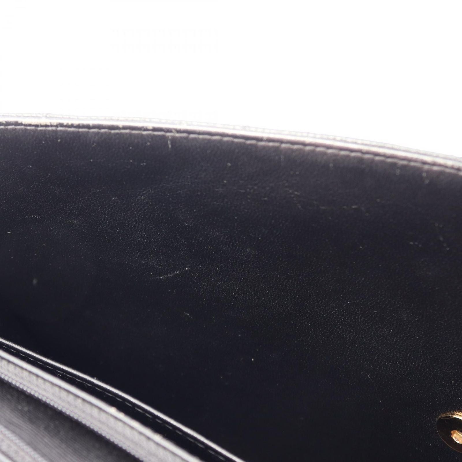 Chanel Briefcase Quilted Black Caviar Leather — view 9
