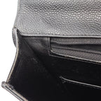 Chanel Briefcase Quilted Black Caviar Leather — view 6