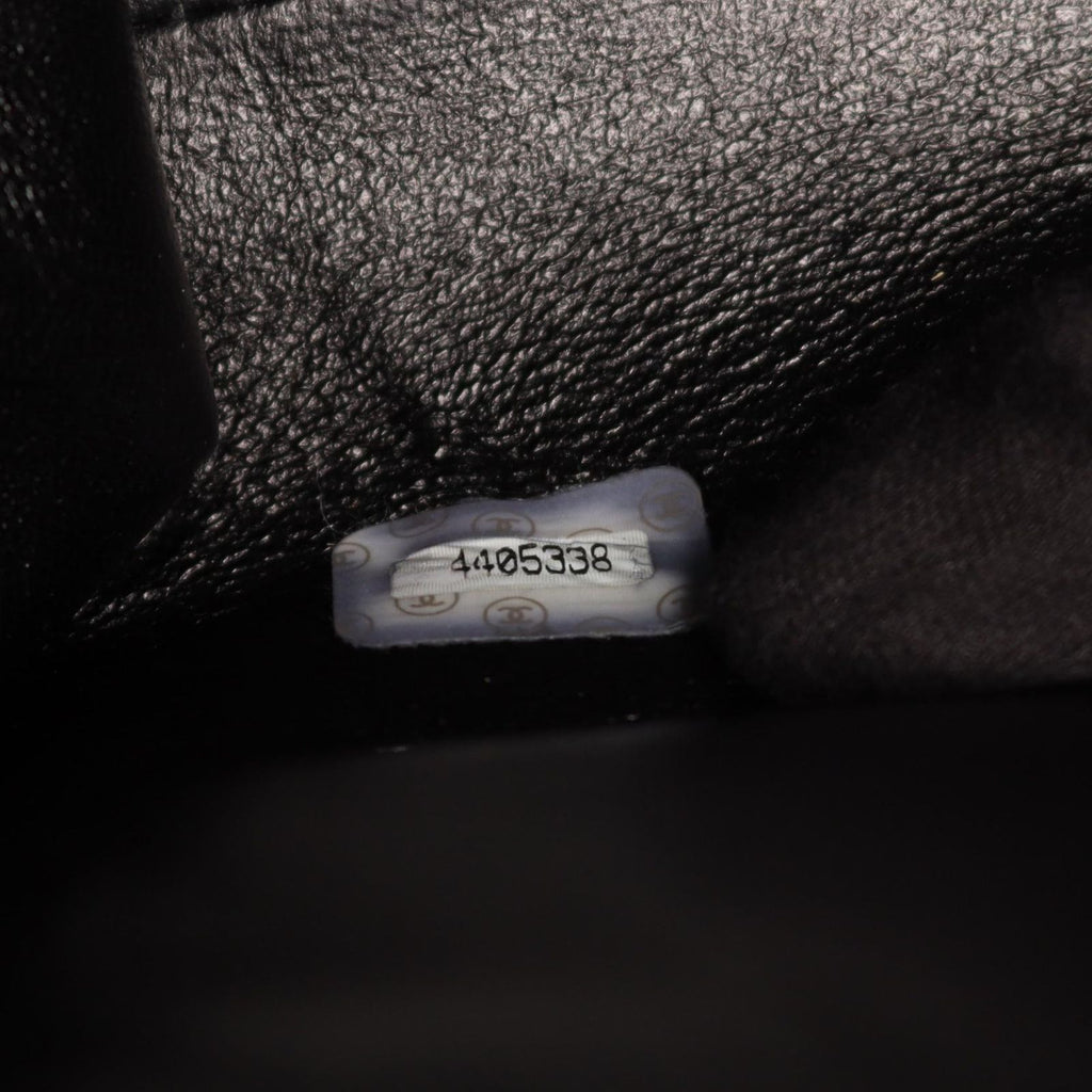 Chanel Briefcase Quilted Black Caviar Leather — view 5