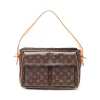 Louis Vuitton Shoulder Bag Viva Cite GM Monogram Canvas Leather
