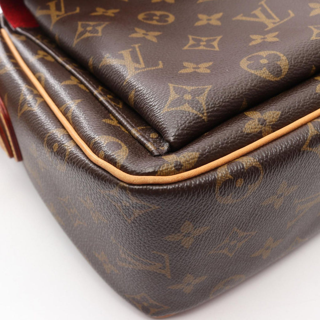 Louis Vuitton Shoulder Bag Viva Cite GM Monogram Canvas Leather — view 8