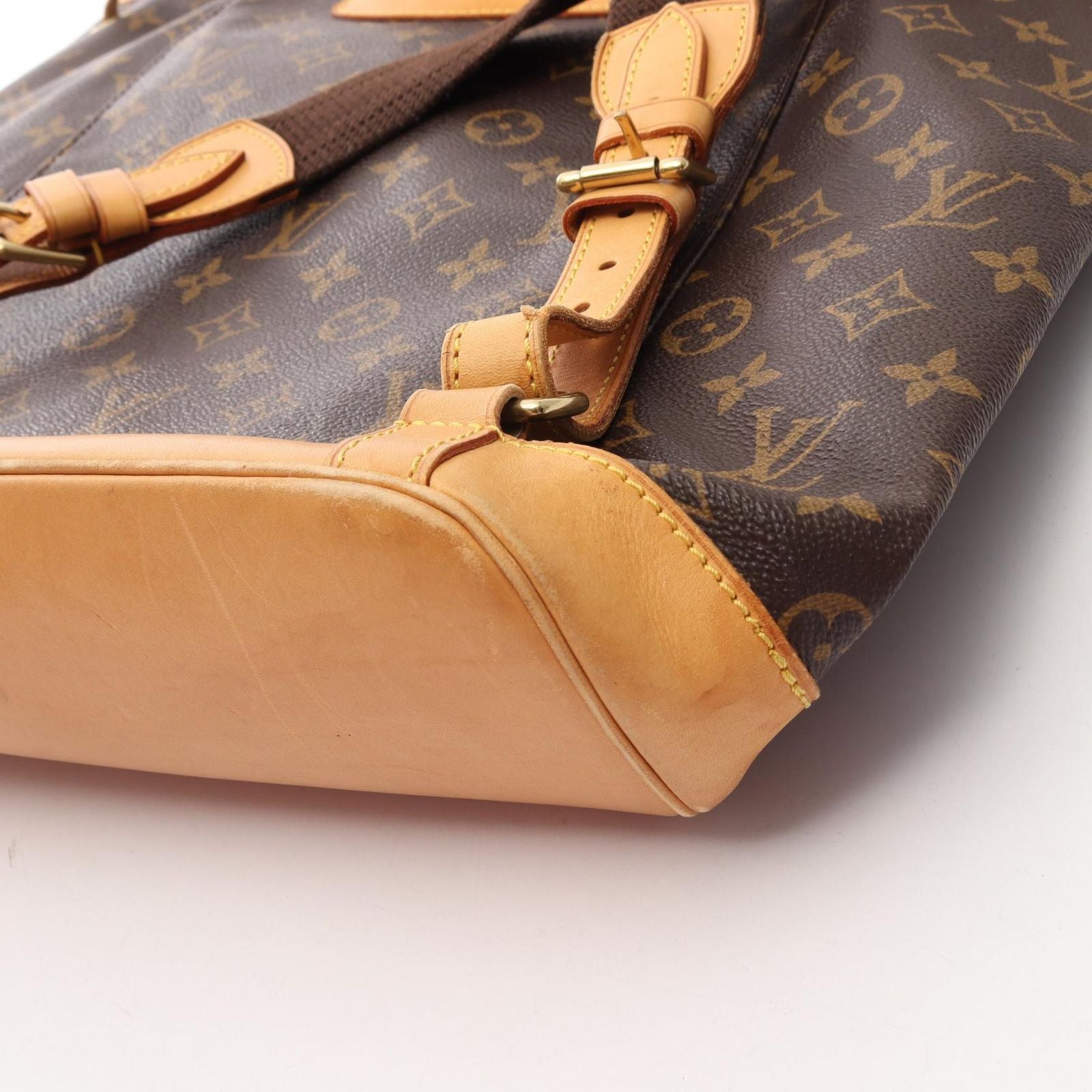 Louis Vuitton Backpack Montsouris GM Monogram Canvas Leather — view 9