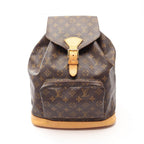 Louis Vuitton Backpack Montsouris GM Monogram Canvas Leather