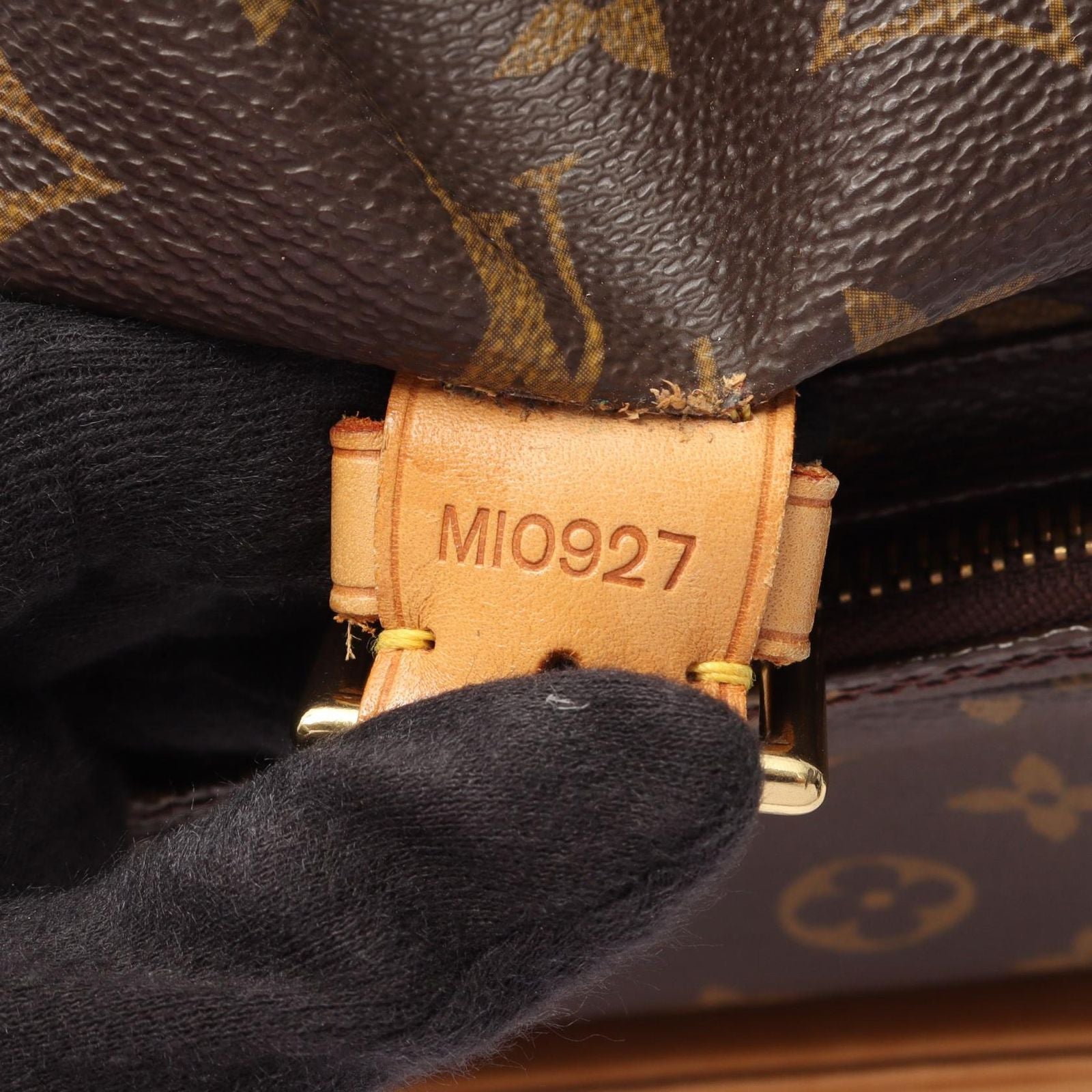 Louis Vuitton Backpack Montsouris GM Monogram Canvas Leather — view 5