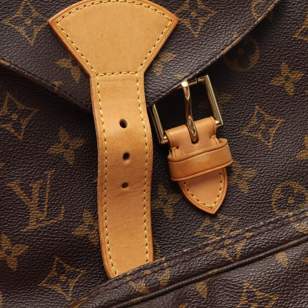 Louis Vuitton Backpack Montsouris GM Monogram Canvas Leather — view 7