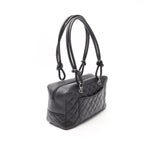 Chanel Shoulder Bag Cambon Line Black Leather — view 2