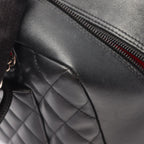 Chanel Shoulder Bag Cambon Line Black Leather — view 9