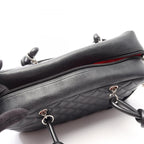 Chanel Shoulder Bag Cambon Line Black Leather — view 7