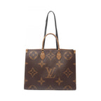 Louis Vuitton Shoulder Bag On The Go GM Canvas Leather