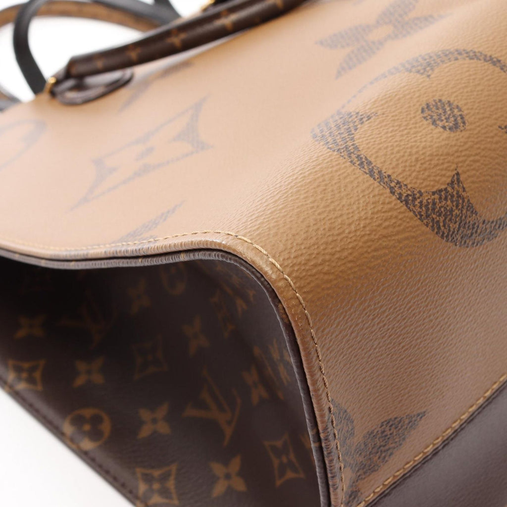 Louis Vuitton Shoulder Bag On The Go GM Canvas Leather — view 8