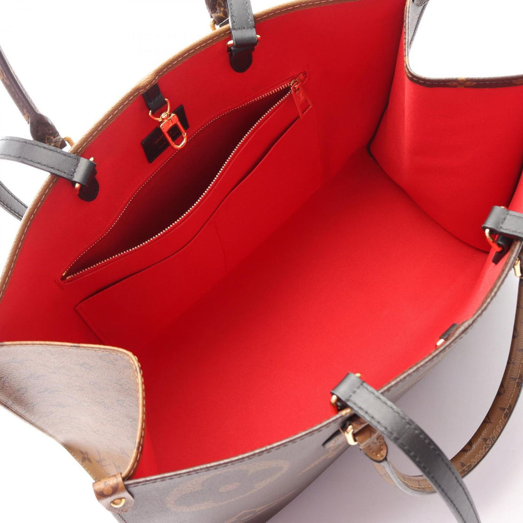Louis Vuitton Shoulder Bag On The Go GM Canvas Leather — view 3