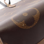 Louis Vuitton Shoulder Bag On The Go GM Canvas Leather — view 9