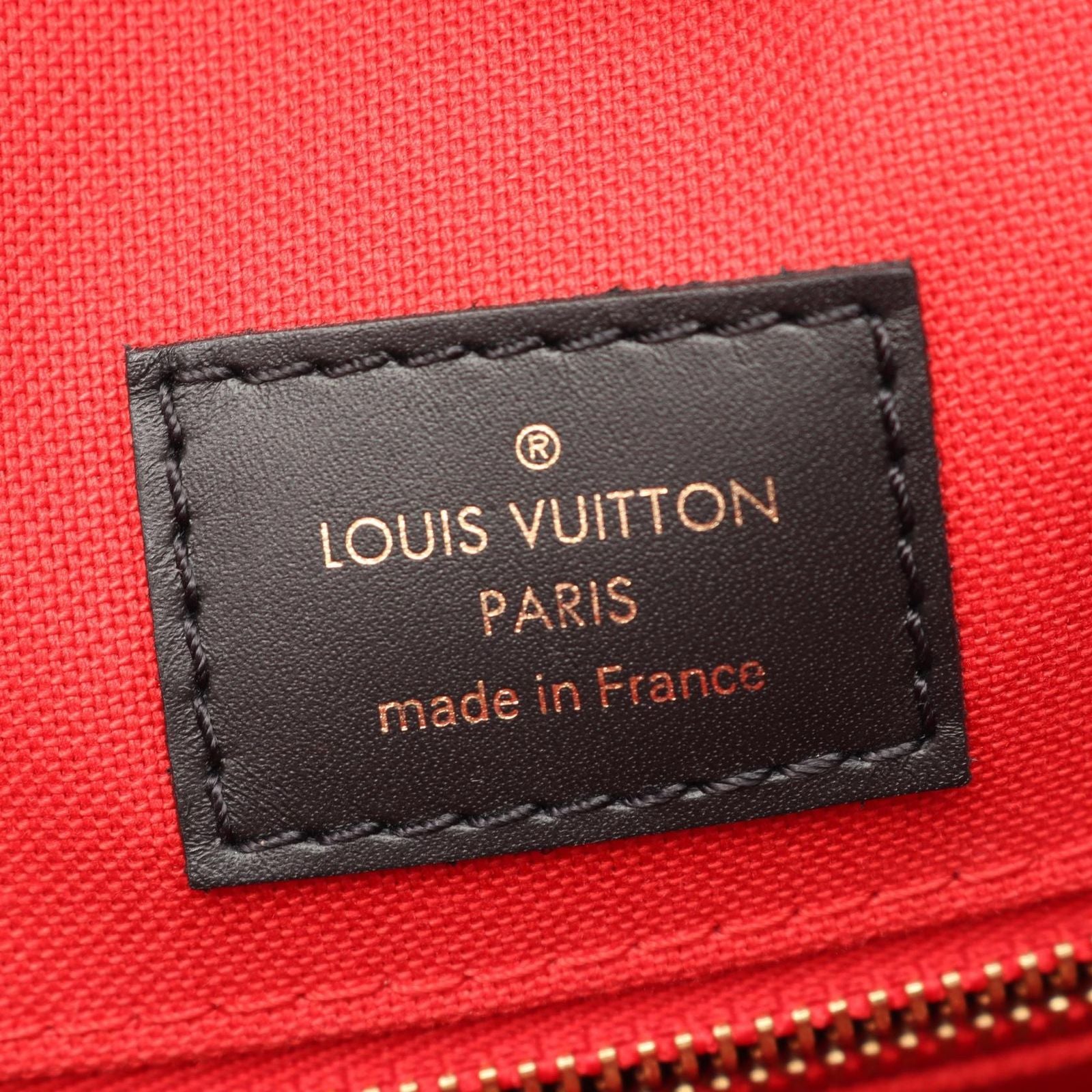 Louis Vuitton Shoulder Bag On The Go GM Canvas Leather — view 4
