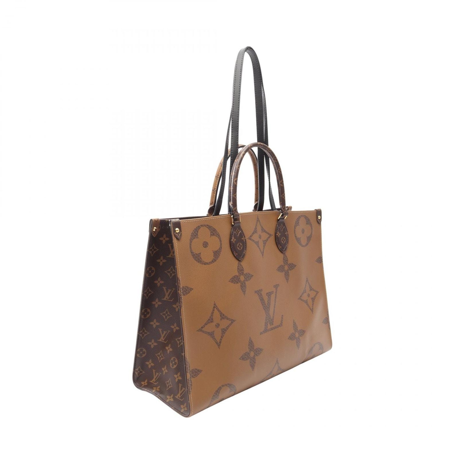 Louis Vuitton Shoulder Bag On The Go GM Canvas Leather — view 2