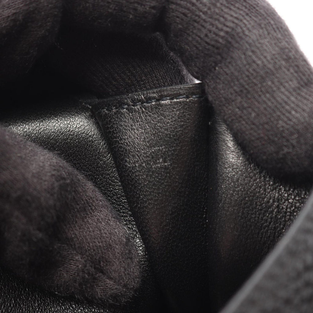 Hermes Waist Bag Dogon Pouch Black Leather — view 5
