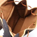 Louis Vuitton Backpack Montsouris GM Canvas Leather — view 3