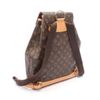 Louis Vuitton Backpack Montsouris GM Canvas Leather — view 2