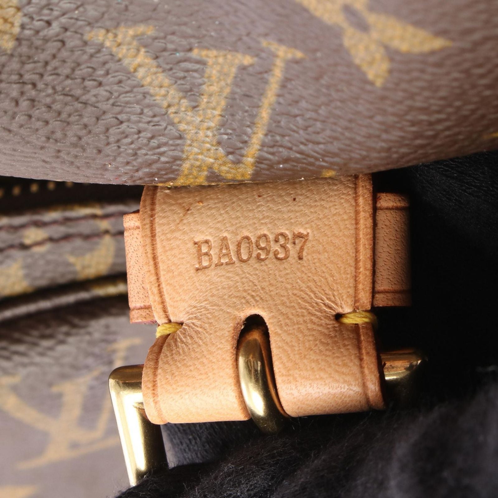 Louis Vuitton Backpack Montsouris GM Canvas Leather — view 5