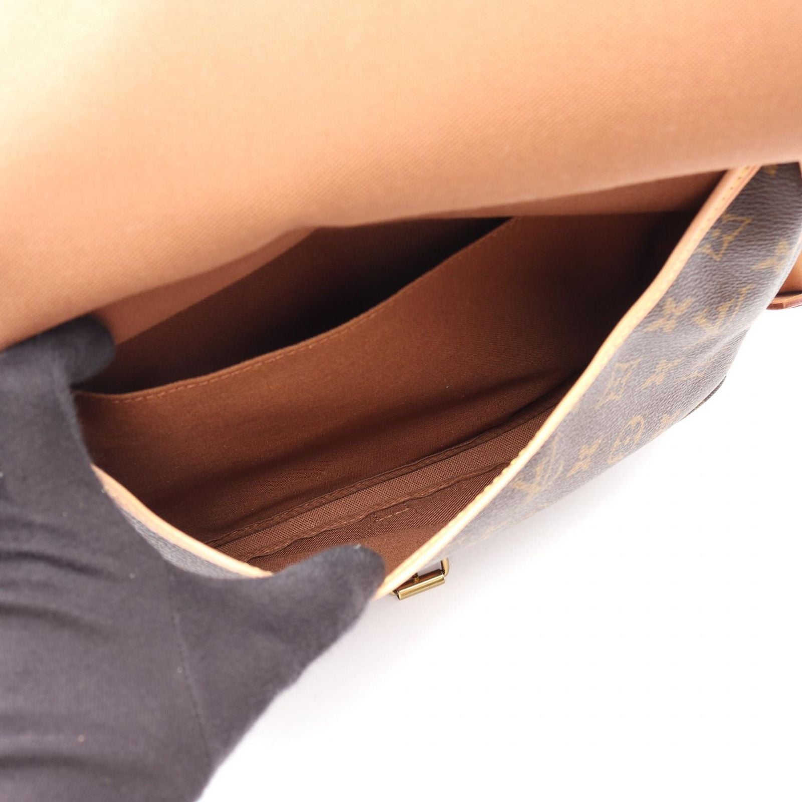 Louis Vuitton Shoulder Bag Saumur 30 Canvas Leather — view 4