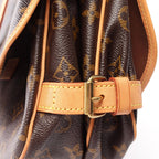 Louis Vuitton Shoulder Bag Saumur 30 Canvas Leather — view 7