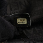 Chanel Boston Bag Choco Bar Black Caviar Leather — view 5
