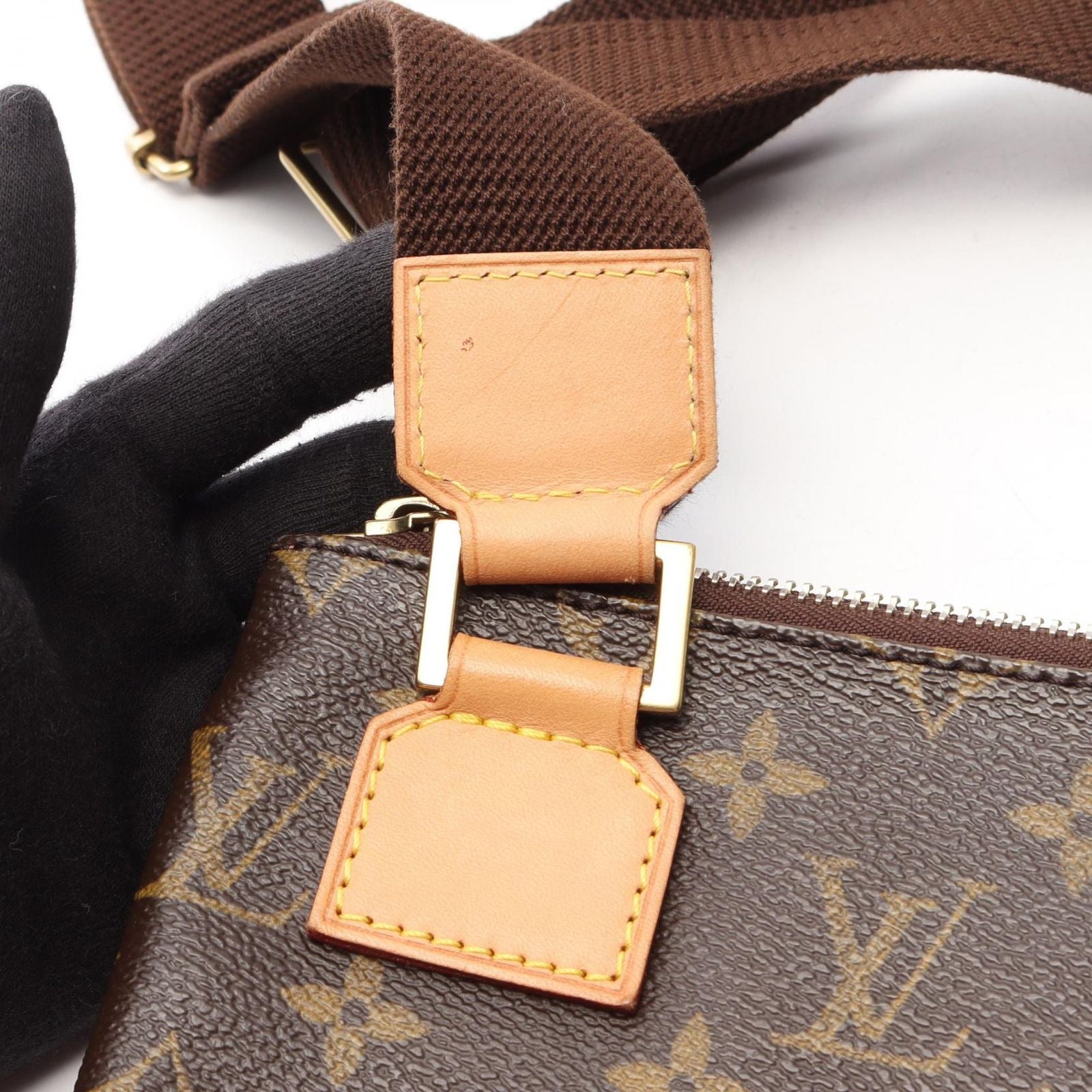 Louis Vuitton Shoulder Bag Pochette Canvas Leather Bosford — view 8