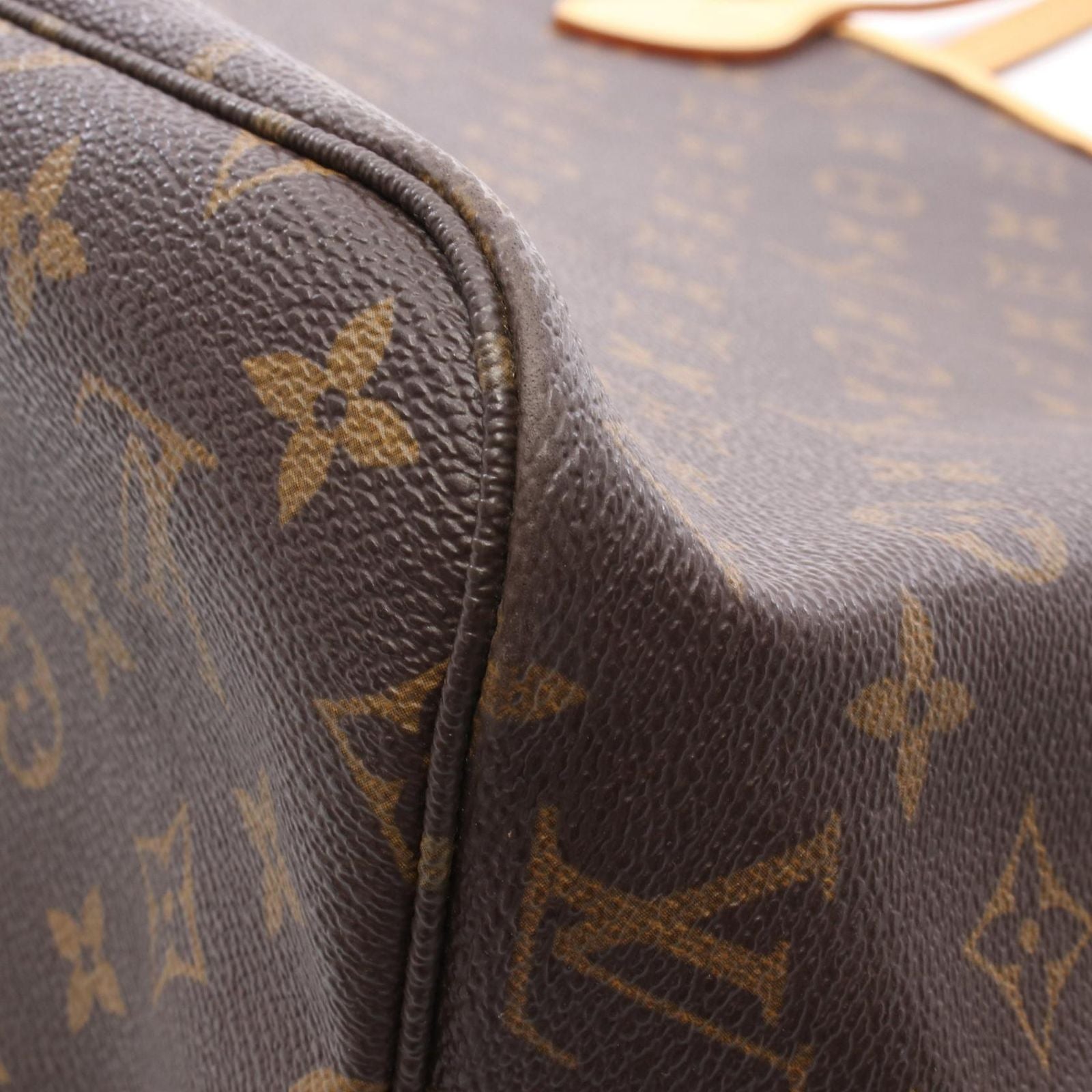 Louis Vuitton Tote Neverfull MM Canvas Leather — view 8