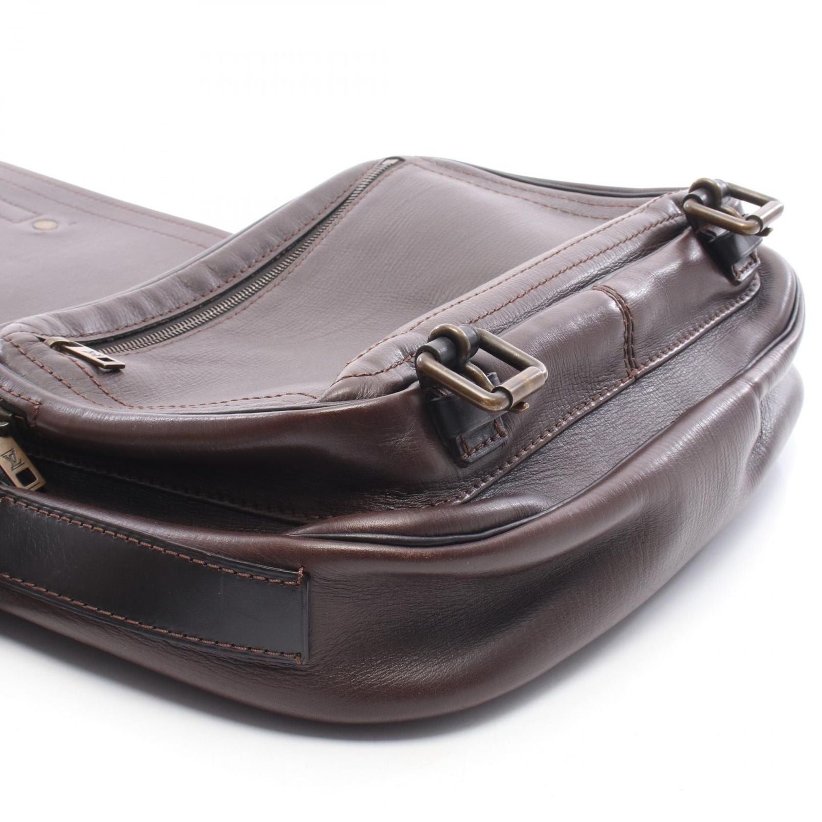 Louis Vuitton Shoulder Bag Li Porter Cafe Leather — view 6
