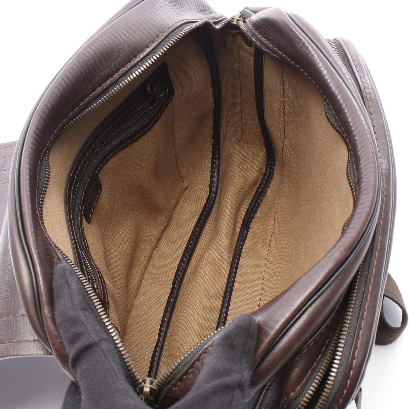 Louis Vuitton Shoulder Bag Li Porter Cafe Leather — view 3
