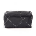 Chanel Pouch Vintage Travel Line Black Nylon