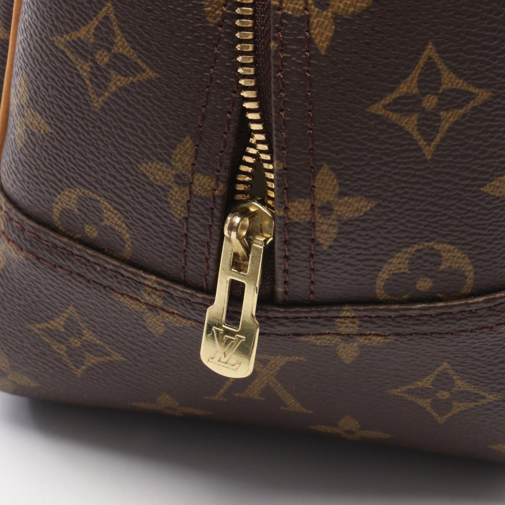 Louis Vuitton Handbag Deauville Bowling Vanity Canvas Leather — view 9