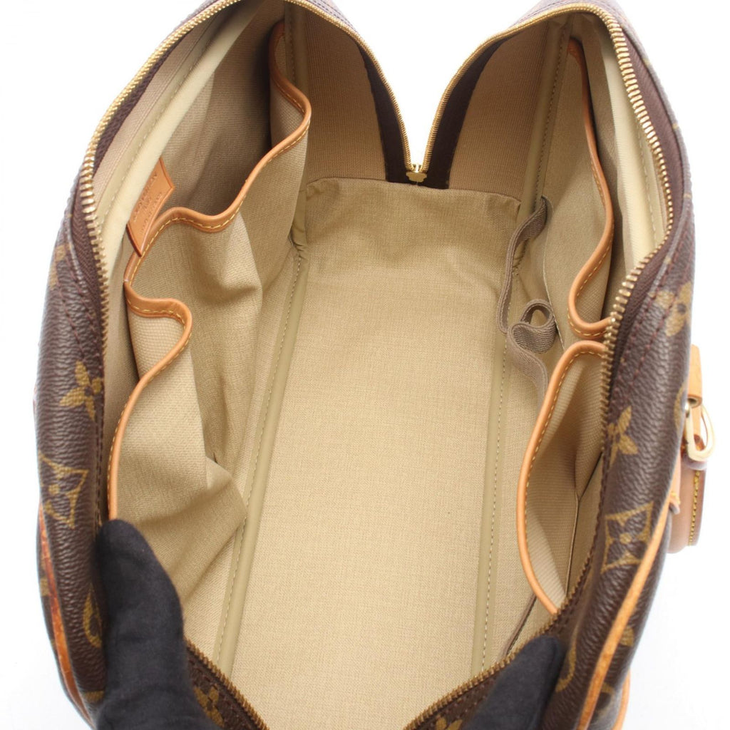 Louis Vuitton Handbag Deauville Bowling Vanity Canvas Leather — view 3