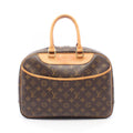 Louis Vuitton Handbag Deauville Bowling Vanity Canvas Leather