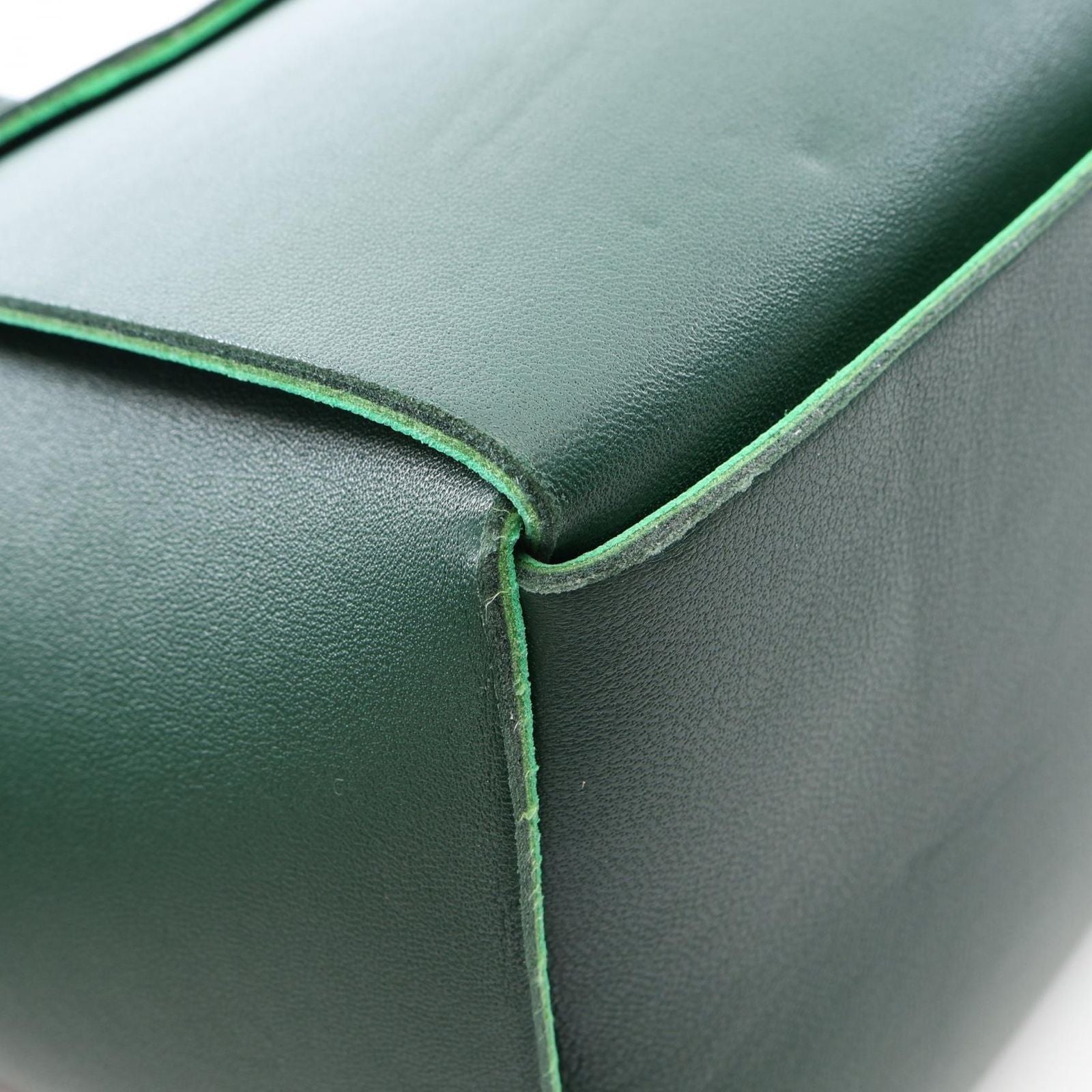 Bottega Veneta Handbag Arco Small Maxi Intrecciato Green Leather Tote — view 5