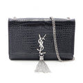 Saint Laurent Paris Shoulder Bag Kate Monogram Croco